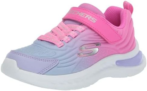 Skechers Girls Jumpsters-tech, Pink/Lavender, 12 Little Kid