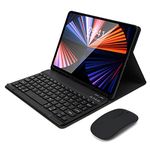 SOPPY Keyboard Case with Mouse Keyboard for iPad Air 6th (M2) 11" 2024, iPad Air 5th 2022, iPad Air 4th 2020, iPad Pro 11 inch (2018-2022), Detachable Keyboard Case, Built-in Pencil Slot - Black