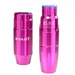 Mast Tattoo Tour Wireless Rotary Pen Machine Lightweight Short Battery Power Kit Supply (Battery, Pink)