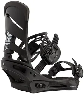 Burton Men's Mission Re:Flex Snowboard Bindings, Large, Black