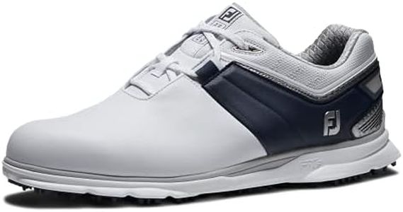 FootJoy Men's Pro|sl Carbon Golf Shoe, White/Navy, 9