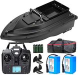 DBMGB Intelligent RC Fishing Bait Boat with GPS, 500m Remote Control Fishing Bait Boat with Dual Motors and 3-blade Propellers, Load 2kg, Battery 5200/9600mAh Optional, Strong Motivation