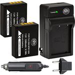 BM Premium 2 High Capacity NP-W126S Batteries and Charger for Fujifilm X-T50 X-100F X-100V X100 VI X-S10 X-T100 XT-200 X-A7 X-H1 X-T20 X-T30 X-Pro1 X-Pro3 X-A3 X-A5 X-A10 X-E2 X-E2S X-E3 X-T3 Camera