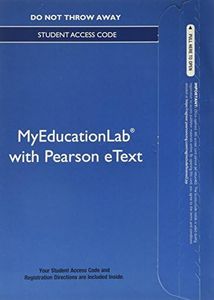 The New Myeducationlab with Video-Enhanced Pearson Etext -- Standalone Access Card -- For Inclusive Classroom: Strategies for Effective Differentiated Instruction