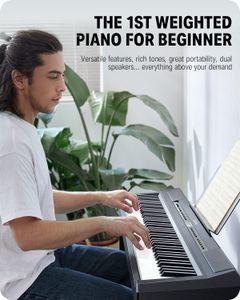 Donner 88-Key Digital Piano – Full Size Weighted Keyboard
