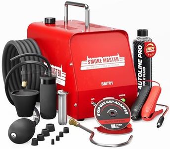 *2025 New Model* Automotive High Volume Smoke Machine - EVAP Leak Detector with Built-in Air Compressor - Model 701B– EVAP Vacuum Exhaust Smoke Detector Tools Kit - Red
