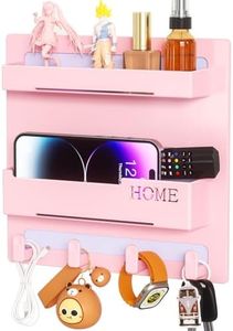 Floating Shelves for Bedside Shelf Accessories Organizer, Wall Mount Self Stick On, Cute Room Decor Aesthetic, Girls Room Decor, Cool Stuff For Bedroom Storage And Organization, Bedside Wall Organizer