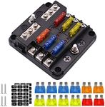 6 Way Blade Fuse Box, 12V/24V Circu