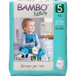 Bambo Nature Premium Baby Diapers - Pants Style, XL (11-17 Kgs), 19 Count - Super Absorbent Toilet Training Pull Ups with Wetness Indicator for Kids from 10-20 Months