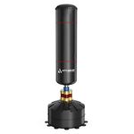 Adult Free Standing Boxing Punch bag, Heavy Duty Punching Bag stand frame For Kickboxing, Martial Arts, MMA Dummy Home Gym Training Equipment (6FT Black - Target)