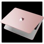 Soonjet Compatible with MacBook Air 13.6 inch Case 2022 2023 New M2 [100% Match Official Color] [Ultra Thin Armor] Protective Hard Shell Translucent Matte Cover (Rose Pink)