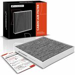 A-Premium Cabin Air Filter with Activated Carbon Compatible with Chrysler Town & Country & Dodge Grand Caravan & Infinit FX35, G25, Q40, Q45, Q50 & Nissan Armada, Titan, 2008-2023, Replace# CAF1815P