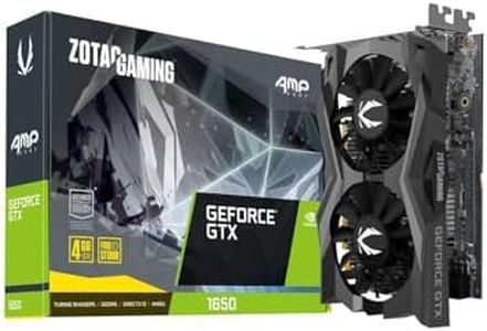 Zotac Gaming Geforce GTX 1650 Amp Core Gddr6 4Gb 128Bit Pcie 3.0 Graphics Card with 1650 Mhz Boost Clock&5 Years Warranty (2 Years Warranty + 3 Years Extended Warranty),pci_e