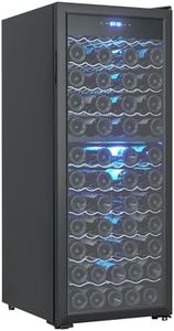 GarveeTech Wine Cooler Refrigerator - 80 Bottles, Dual Zone, Digital LED Touch Control, Single Glass Door, Versatile Wine Storage, Precision Temperature Control, Elegant Design