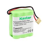 Kastar BRAAVA320 Battery (1 Pack), Ni-MH 7.2V 2500mAh, Replacement for iRobot Braava 320, iRobot Braava 321, Mint 4200, Mint 4205, GPHC152M07, Floor Cleaner Robot 4408927