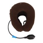 Cervical Traction Device,Cervical Neck Traction Device for Neck Pain Relief,Adjustable Inflatable Portable Neck Stretcher Neck Brace,Neck Traction Pillow for Home Use Neck Decompression