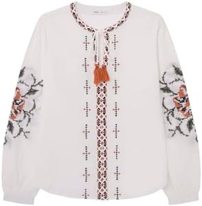 SPRINGFIELD Blusa 6796602 Chemisier, Beige, 42 Femme