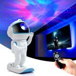 CcBear Show Astronaut Star Projector,Galaxy Nebula Projector,LED Night Light Projector with Remote Control,Speaker,360°Rotation Magnetic Head,Gift for Kids Adults for Bedroom,Christmas,Birthdays,Party