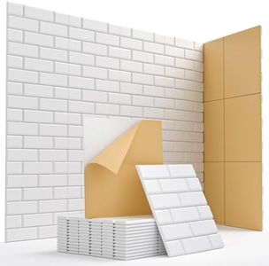 18 Pack Acoustic Foam Panels 12"X12"X0.4" Soundproof Foam Wall Decoration Sound Deadening Panels High-Density Soundproof Wall Panels, Sound Absorbing Panel for Home & Offices(White)