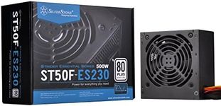 Silverstone SST-ST50F-ES230 v 2.0 - Strider Essential Series, 500W 80 Plus 230V EU ATX PC Power Supply, Low Noise 120mm