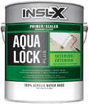 INSL-X AQ040009A-01 Aqua Lock Plus 100% Acrylic Water-Based Sealer Primer, 1 Gallon, White