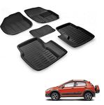 Auto Addict Car 3D MATS Black Color for Tata Altroz