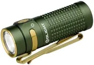 OLIGHT Baton4 Rechargeable EDC Flashlight, LED Pocket Light 1300 Lumens with Magnetic Charging Cable, 6 Modes, IPX8 Waterproof Powerful Bright Flashlight for Home, Camping and Emergencies (OD Green)