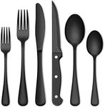 Umite Chef 72-Piece Black Silverwar