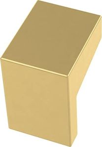 Franklin Brass Mirrored Cabinet Knob, Brushed Brass, 1-1/16 in (27 mm) Drawer 10 Pack, P40838K-117-C