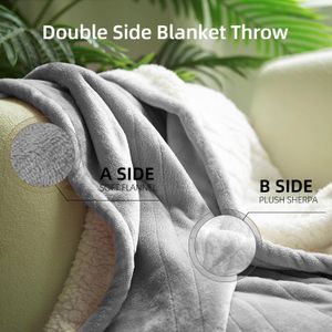 GOTCOZY Heated Blanket – Grey Electric Throw