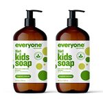 Everyone 3-in-1 Soap for Every Kid Safe, Gentle and Natural Shampoo, Body Wash, and Bubble Bath, Tropical Coconut Twist, 2 Count