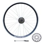 Madspeed7 QR 27.5” 650b (ETRTO 584x19) MTB Mountain Bike REAR Wheel + Shimano 7 speed Freewheel + 160mm Disc Brake Rotor - Sealed Bearing hub (Very smooth hub) - Double Wall - 32x Spokes