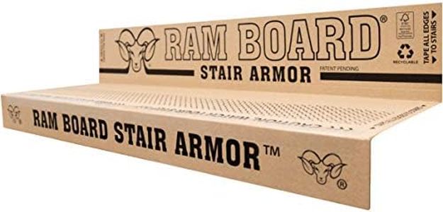 Ram Board Stair Armor for Temporary Stair Protection, 1.58 feet x 2.83 feet (6 Pack)