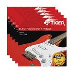 TIGER EGS-5-L Electric Guitar Strings - Light 10-46 (0.010-0.046) - Pack of 5 Sets