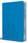 Biblia Reina Valera 1960 letra grande. Símil piel azul, tamaño manual / Spanish Holy Bible RVR 1960. Handy Size, Large Print, Blue Leathersoft