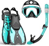 EMSINA Mask Fin Snorkel Set with Ad