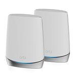 NETGEAR Orbi Whole Home Tri-Band Mesh Wi-Fi 6 System (RBK752) – Router with 1 Satellite Extender | Coverage Up to 5,000 Sq Ft and 40+ Devices | Mesh AX4200 Wi-Fi 6 (Up to 4.2Gbps)