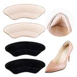 MELOWELL Premium Heel Pads For Shoes Too Big, Self-Adhesive Heel Inserts For Women&Men, Heel Grips To Improve Shoe Fit And Comfort, Heel Protectors To Prevent Pain Blisters Calluses (2 Pairs)