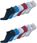 TOM TAILOR Trainer socks, comfortable unisex socks, socks for everyday use and leisure, in a practical pack of 12, Petrol Blue, 39-42