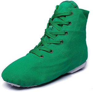 MSMAX Jazz Boot Shoes Women Character Shoes for Woman Ankle Boots for Men, 109green, 11