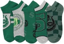 Harry Potter Slytherin Ankle Socks 5-Pack for Women