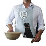 Sweet William Black Labrador apron