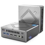 NiPoGi CK10 Mini PC Ιntel i5-12450H (up to 4,40 GHz),32GB DDR4 (3200MHz Dual Channel) 512GB NVMe SSD Mini Computer WiFi 6 Triple Display 4K,2x HDMI+VGA Small PC,Home/Office/Busniss Micro PC