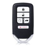 Key Fob Remote Replacement Fits for Honda Civic 2016 2017 2018 2019 2020 2021 KR5V2X Smart Proximity Keyless Entry Remote Control Uncut 5 Buttons 433Mhz (72147-TBA-A11)