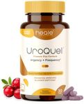 UroQuel - Natural Bladder Control Cranberry Supplement - Reduce Bathroom Urgency, Frequency, Incontinence, with Flowens - OBGYN Formulated - Cranberry Pills for Women & Men - by Heale - 30 Capsules