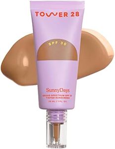 Tower 28 Beauty SunnyDays SPF 30 Tinted Sunscreen - For Sensitive Skin - 2-in-1 Facial Broad Spectrum UVA/UVB Protection + Foundation - Shade 35 POINT DUME - Medium with Neutral Undertones, 1 Fl Oz