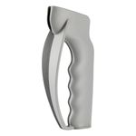 Victorinox Swiss Army Cutlery Handheld Manual Knife Sharpener, Finger Guard, Carbide Metal Plates, Multicolor (Grey/Black)