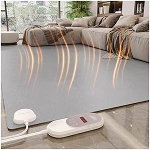GYDUHYE Heated Floor Mat Large Size for Indoor Electric Heating - Under Desk Foot Warmer Carpet Rug for Office and Home with Carbon Crystal Technology