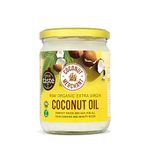 Coconut Merchant Organic Coconut Oil 500mL | Extra Virgin, Raw, Cold Pressed, Unrefined | Ethically Sourced, Vegan, Ketogenic and 100% Natural | For Hair, Skin & Cooking