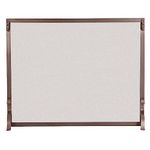 Pilgrim Home and Hearth 18286 FGN Series Forged Iron Fireplace Screen, Burnished Bronze, 44x2033W x 33x2033H, 25 lbs